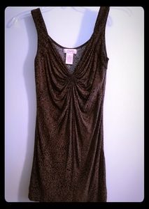 NWOT Leopard Print Dressy Tank Top